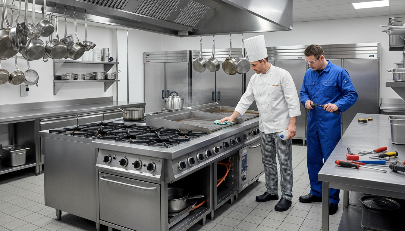 Sửa chữa bếp công nghiệp nhà hàng tại Hà Nội 