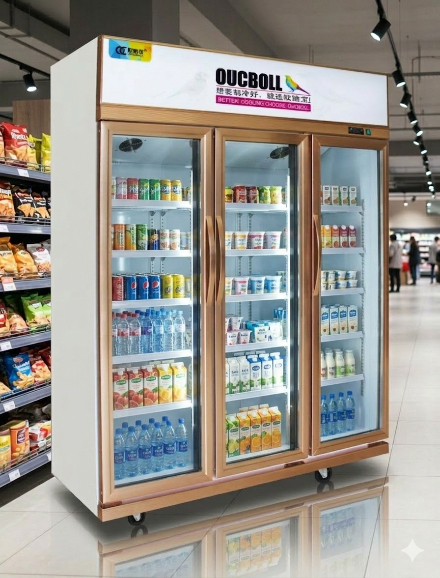 Tủ trưng bày 3 cánh kính