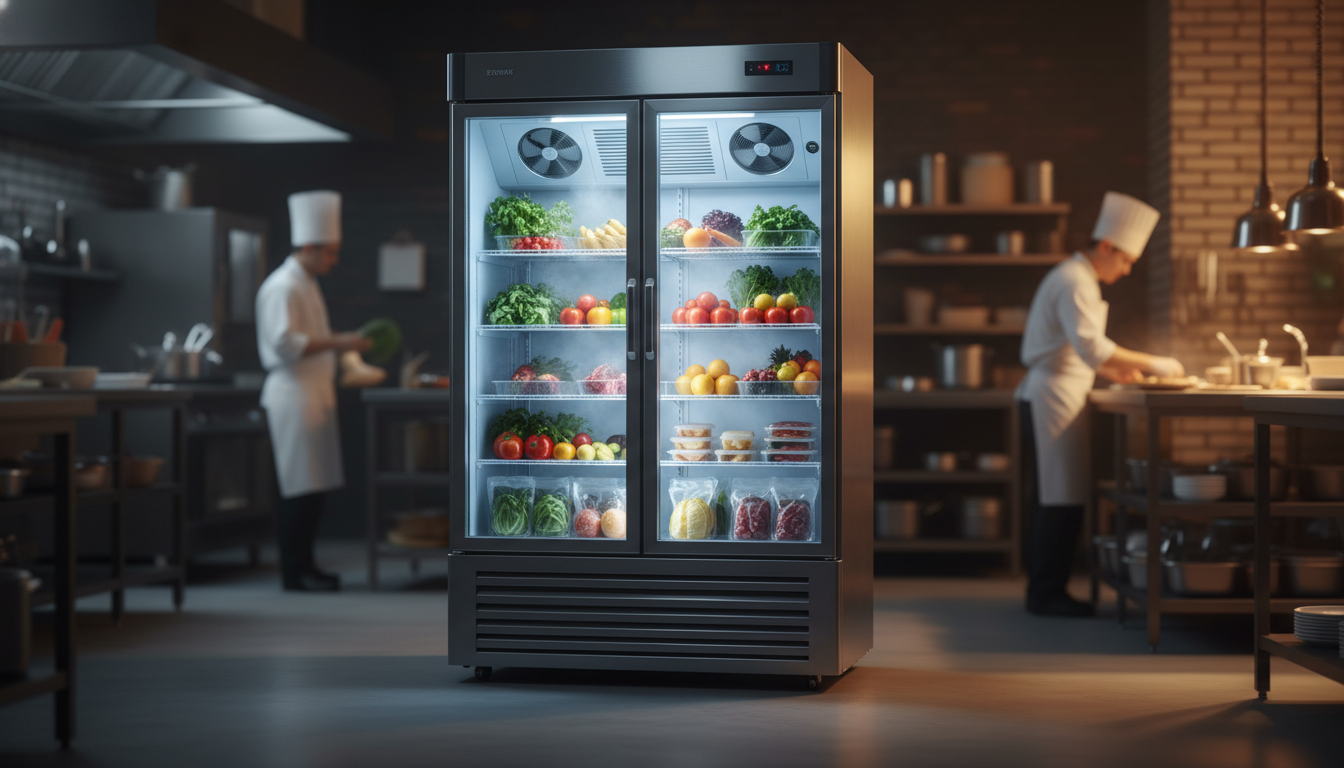 Tủ mát quạt gió 2 cánh