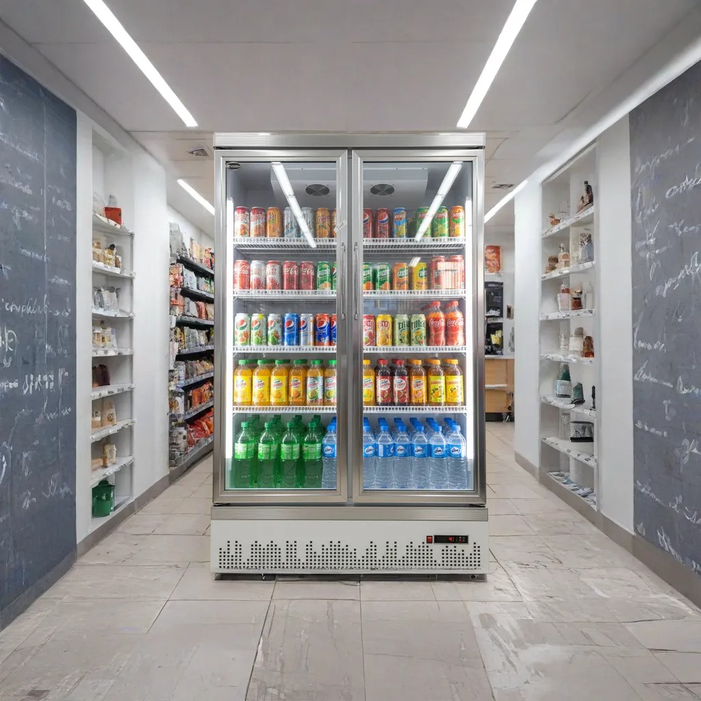 Tủ 2 cánh kính quạt gió