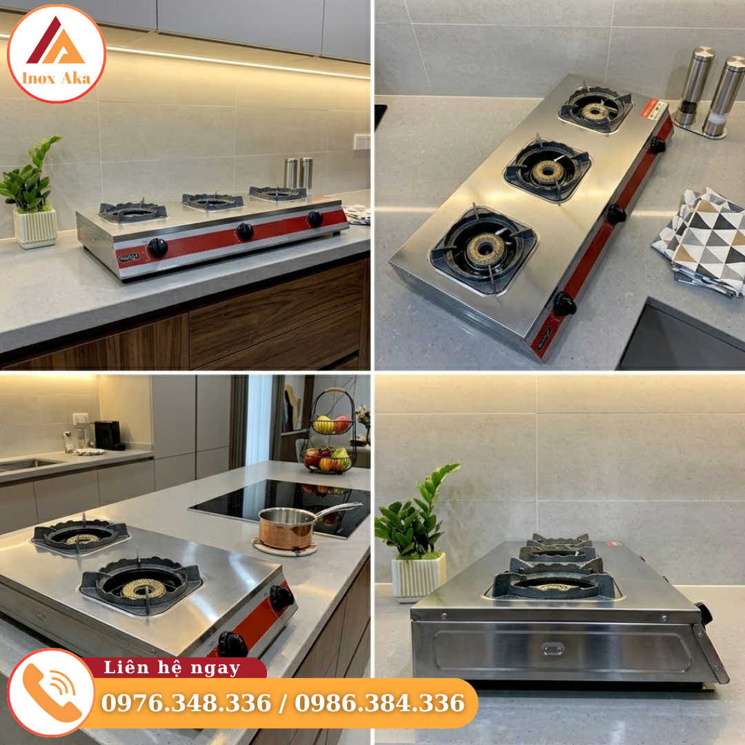 Bếp gas công nghiệp - 3 họng