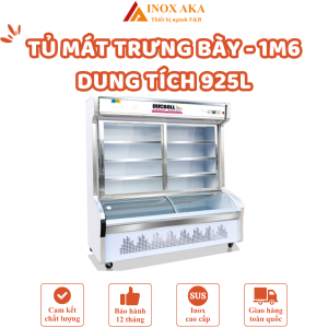 Tủ Mát Trưng Bày 1m6