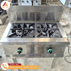 Bếp Âu 2 họng - ngang