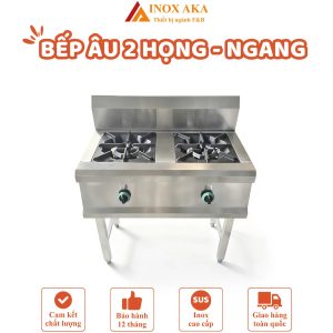 Bếp Âu 2 họng - ngang
