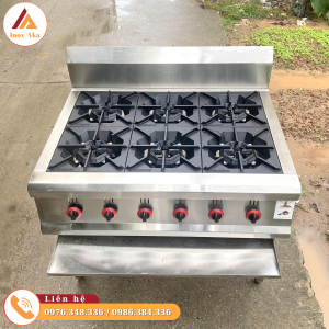 Bếp Âu 6 họng tiêu chuẩn