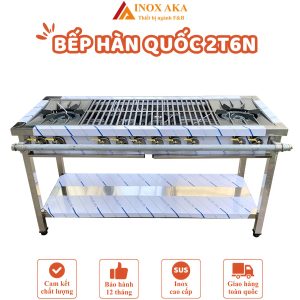 Bếp gas Hàn Quốc 2 to 6 nhỏ