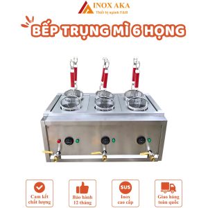 Bếp trụng mì 6 hộc - dùng điện