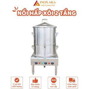 Nồi hấp xôi 2 tầng 15kg