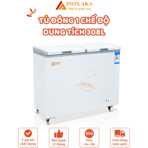 Tủ đông 1 chế độ 308L