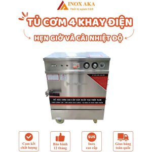 Tủ cơm 4 khay điện - hẹn giờ