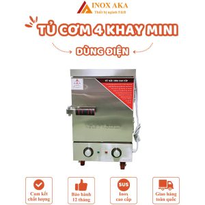 Tủ cơm 4 khay mini dùng điện