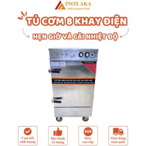 Tủ cơm 8 khay điện - hẹn giờ