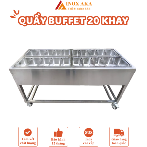 Quầy buffet inox
