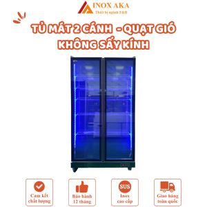 Tủ mát 2 cánh quạt gió không sây kính