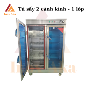 Tủ Sấy 2 Cánh Kính