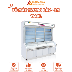 Tủ mát trưng bày 2 chế độ mát - dung tích 1144l