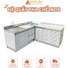 Hệ quầy pha chế inox
